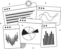 Analytics and tracking illustration