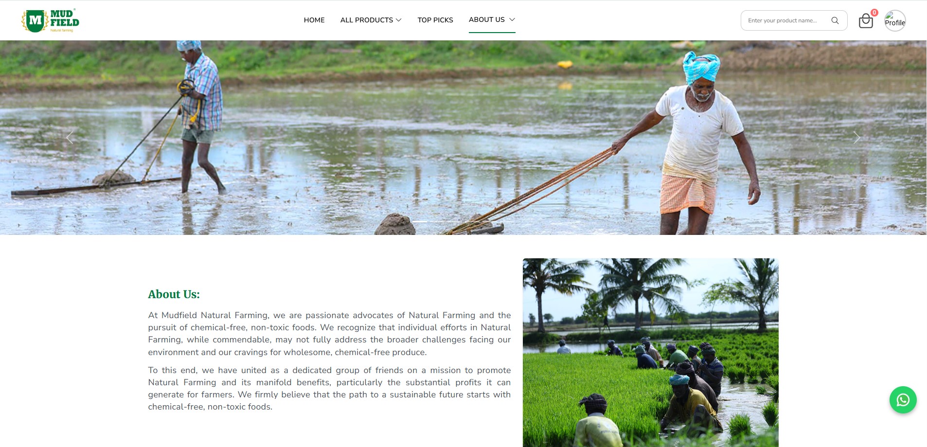 Mudfield meet our farmers story page